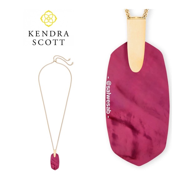 Kendra Scott Jewelry - NWT Inez Gold Long Necklace- Berry Illusion